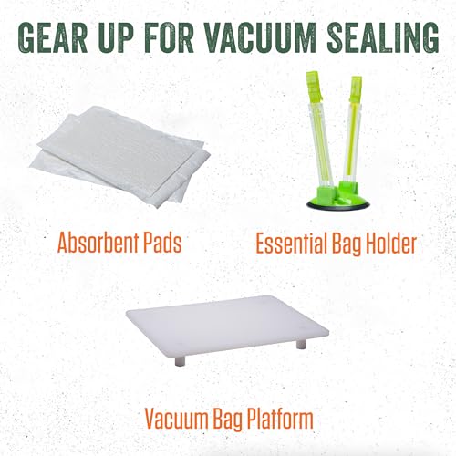 Products MaxVac Gallon Vacuum Sealer Zipper Bags (11"x16")