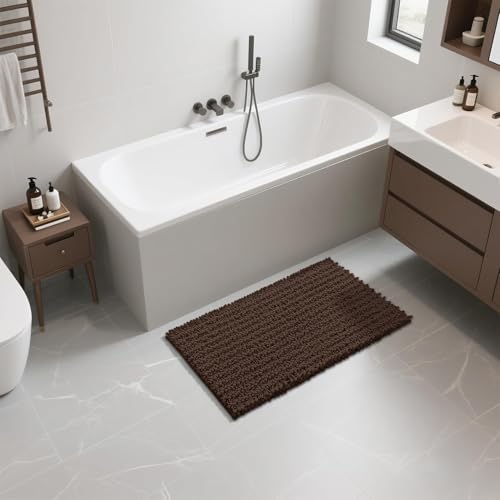 Large Bathroom Rugs Non Slip Washable 36x24 Inch
