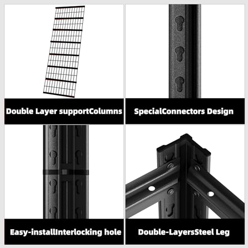 5 Tier Heavy Duty Garage Shelving (5T 35" W x 16" D x 72" H)
