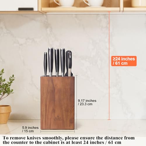 Universal Knife Block Without Knives (Square Knife Block)