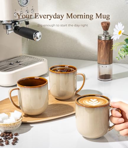 Ceramic Coffee Mugs Set of 6 (reactive glaze-1 / set of 6)
