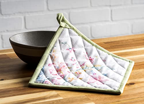 Pot Holders 100% Cotton Potholders (102 - Paradise Island / 8" x 8" (Pot Holder Pack of 1))