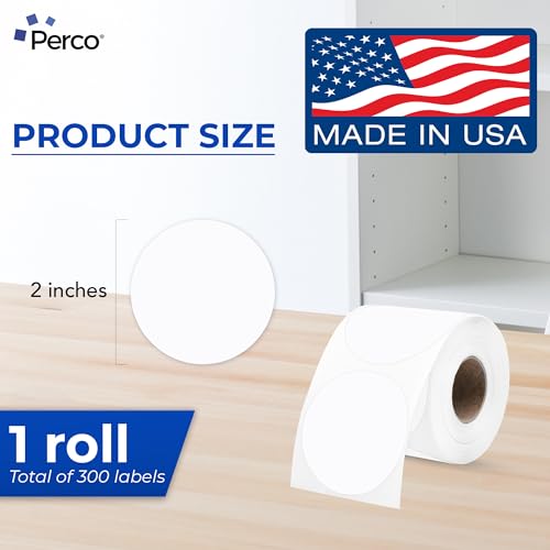 White Thermal Labels (White / 300 Stickers)