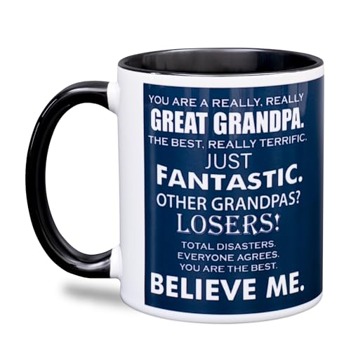 Best Dad Ever Mug 11oz Funny Coffee Mug (GRANDPA)