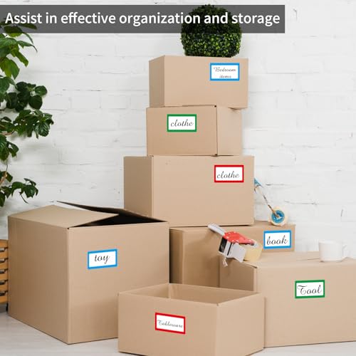 Removable Colored Labels Stickers
