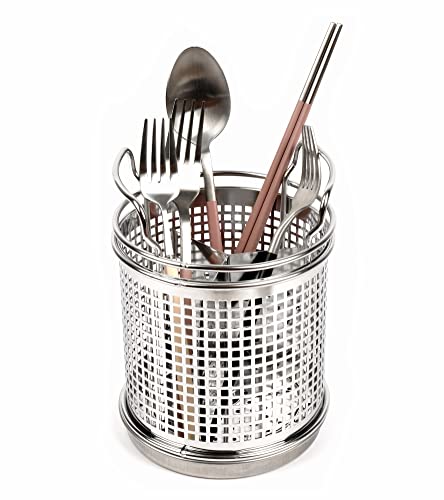 Stainless Steel Kitchen Round Utensil Holder (Round Tulip)