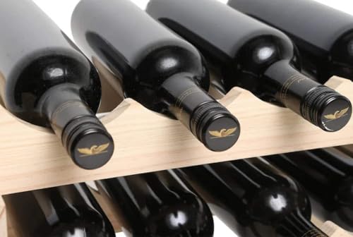 216 Bottle Wine Rack Dark Stain (Dark Stain)