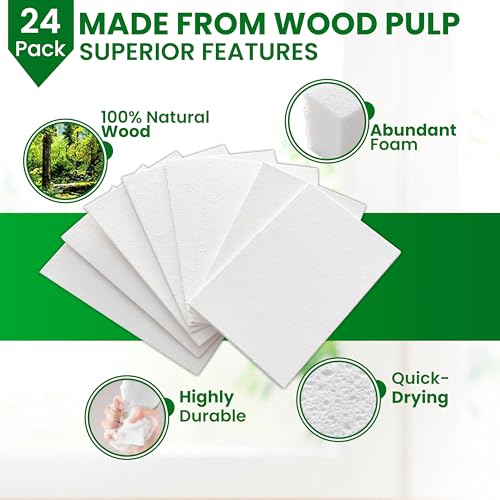 Cellulose Sponges (White)