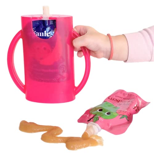 Squeeze Proof Pouch Holder (Pink & Pink)