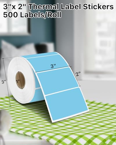 3" x 2" Thermal Labels (3"x2" / Blue)
