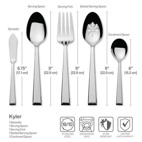 Kyler Flatware Set for 12 (65 Piece Set / Kyler)