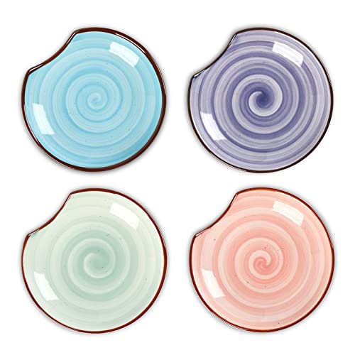 4.6 Inch Ceramic Spoon Rest for Stove Top (Gradient Color)
