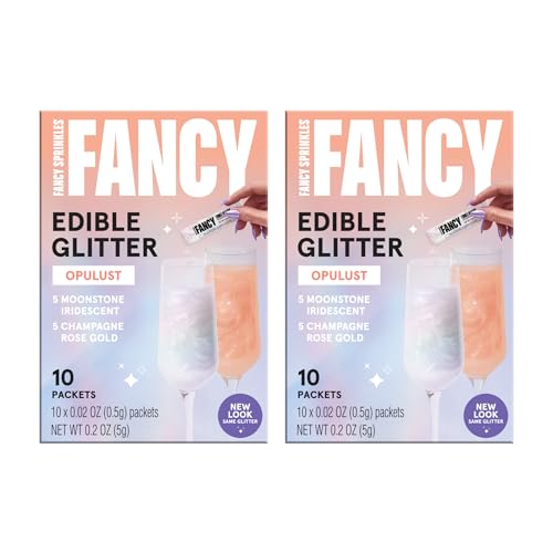Opulust Edible Glitter Packets 2 Pack