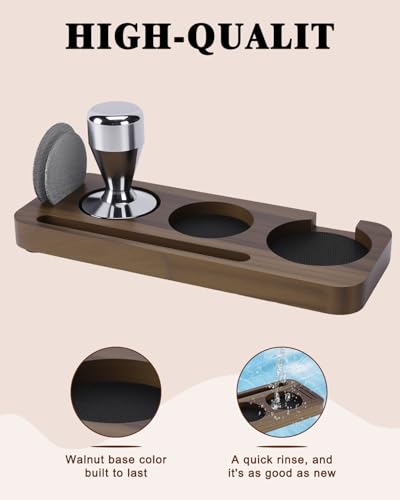 51 58mm Espresso Tamping Station (Brown Station 58mm)