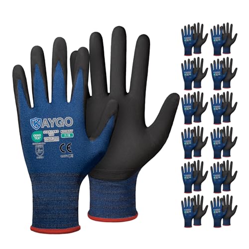 Safety Work Gloves (12 Count)