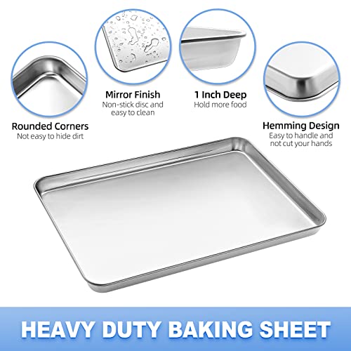 Baking Sheet with Wire Rack Set (16 x 12 x 1 inch)