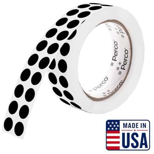 Black Round Circle Dot Sticker 1 (Black / 0.5 Inch)