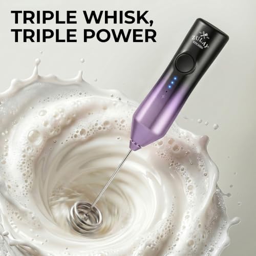 Rechargeable Milk Frother Handheld (ZK Dynamic Tornado Galaxy / Rechargeable Z1 Motor Max)