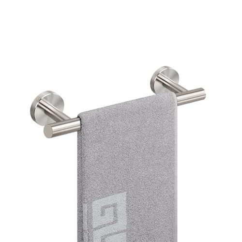 Bath Towel Bar (Brushed Nickel / 10 Inch)