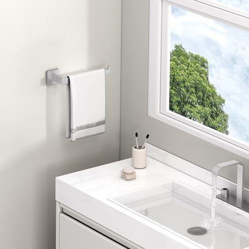 Towel Holder Brushed Nickel (Square - Brushed Nickel)