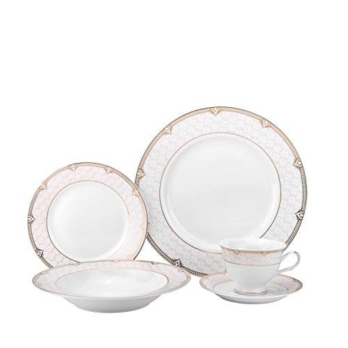 20 pc Luxury Dinnerware Set w (Sandra)