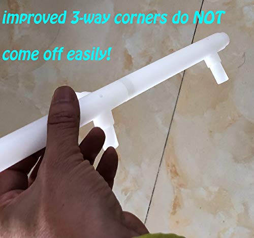 Herb Drying Rack 8 Layer Drying Net Dryer Stand Square 28 x 28 Inch to Dry Laundry Clothes or Cure Plants Like Herb Fruit Flowers