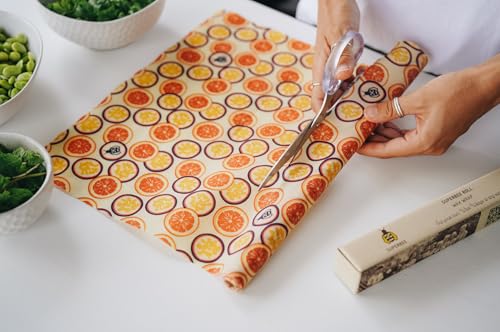 SuperBee Beeswax Wrap Roll XL Reusable Food Wrap Bees Paper
