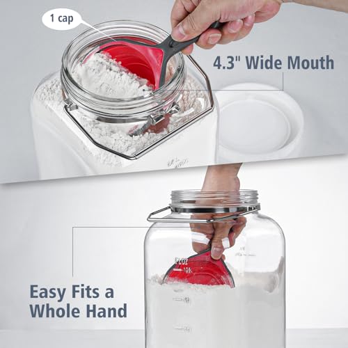 1.5 Gallon 5700 ML Glass Jar with Lid (1.5 Gallon)