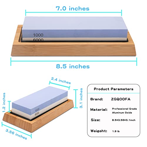 Whetstone Knife Sharpening Stone Kit