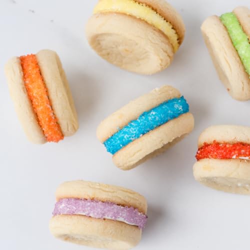 Rainbow Sugar Crystals Multi Pack for Decorating (Rainbow)