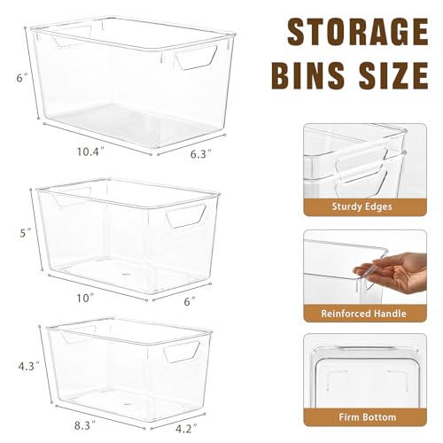 12 Pack Pantry Organization and Storage (4 Large&4 Middle&4 Small)