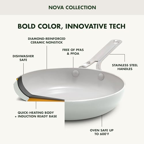 Nova 10 Piece Cookware Pots & Pans Set (10 Count)