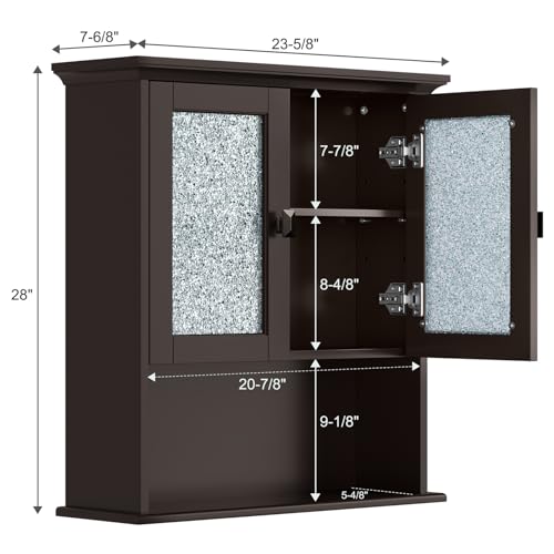 Bathroom Cabinet Wall Mount (Espresso)