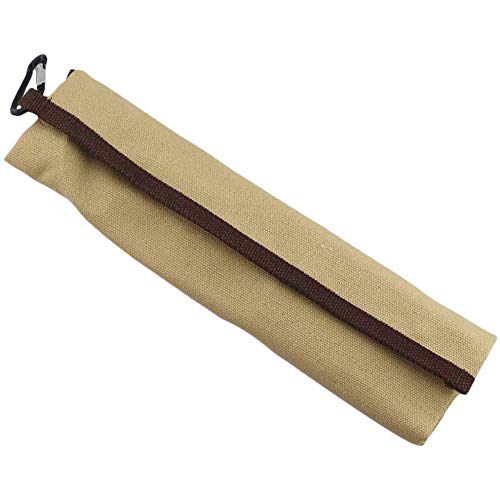 Reusable Travel Utensils (Khaki Pouch / Silver)