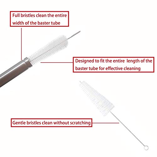 304 Stainless Steel Turkey Baster Syringe Injector Needle With Cleaning Brush