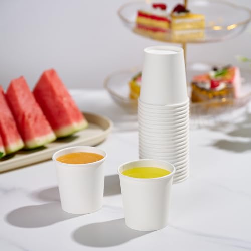 1000 pack 4 oz Disposable Paper Coffee Cups (4oz-white)