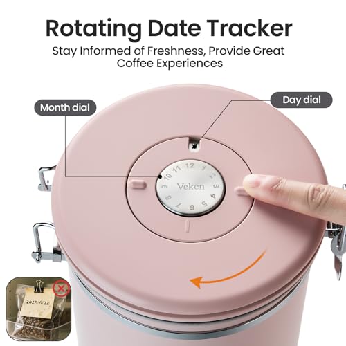 Coffee Canister (Pink / 39 oz)