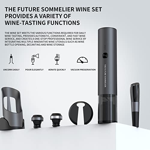 Rechargeable Electric Wine Bottle Opener Set 7