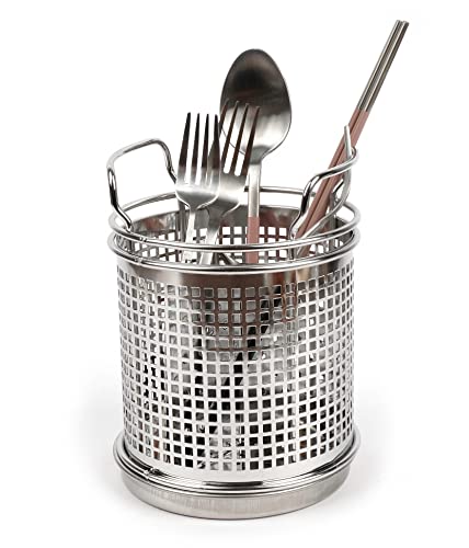 Stainless Steel Kitchen Round Utensil Holder (Round Tulip)