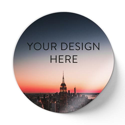 100 Custom Vinyl Stickers (100 Count)