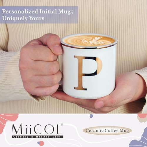 Ceramic Coffee Mug 16 oz (Letter P Mug)