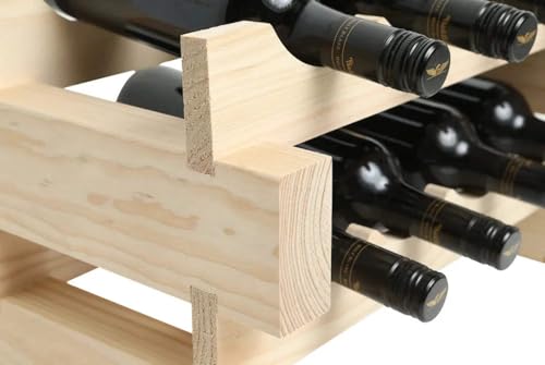 48 Bottle Wine Rack Natural Pine (Natural Pine)