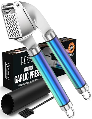 Garlic Press and Peeler Set