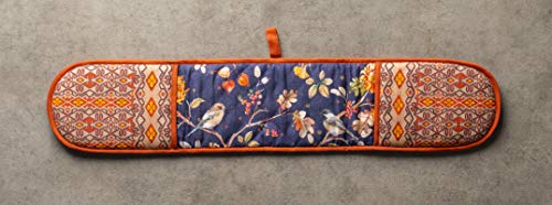 Double Oven Mitts 100% Cotton Double Oven Glove (020 - Kelim - Infinity / 7" x 35" (Double Oven Mitt))