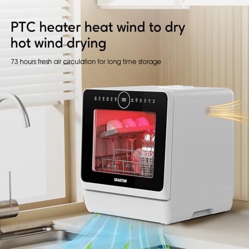 Countertop Dishwasher Water Tank 10 Programs Baby Care Mode Hot Air Drying (new)