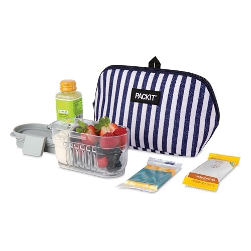 Freezable Snack Bag (Seaside Stripes / Medium)
