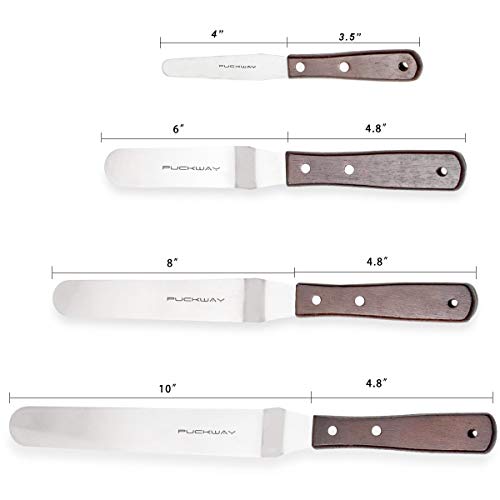 Offset Cake Icing Spatula Set of 4 (4 Count)