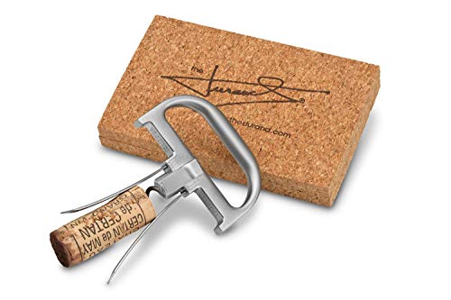 Two Part Wine Cork Removal Device