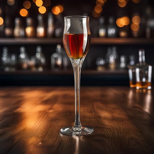 Quatrophil Liqueur Glasses Crystal (6 Pieces (1 Pack))