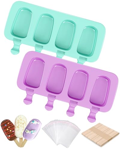 Popsicle Molds Set of 2 (Purple, Green)